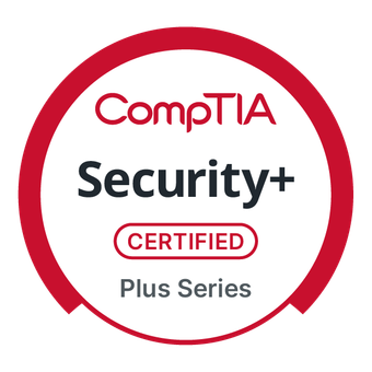 CompTIA Security+ Certification Badge
